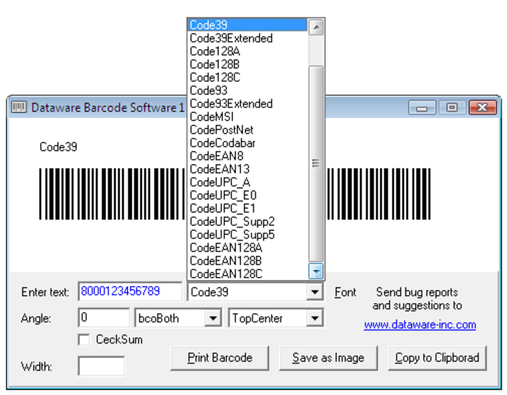 best free barcode software